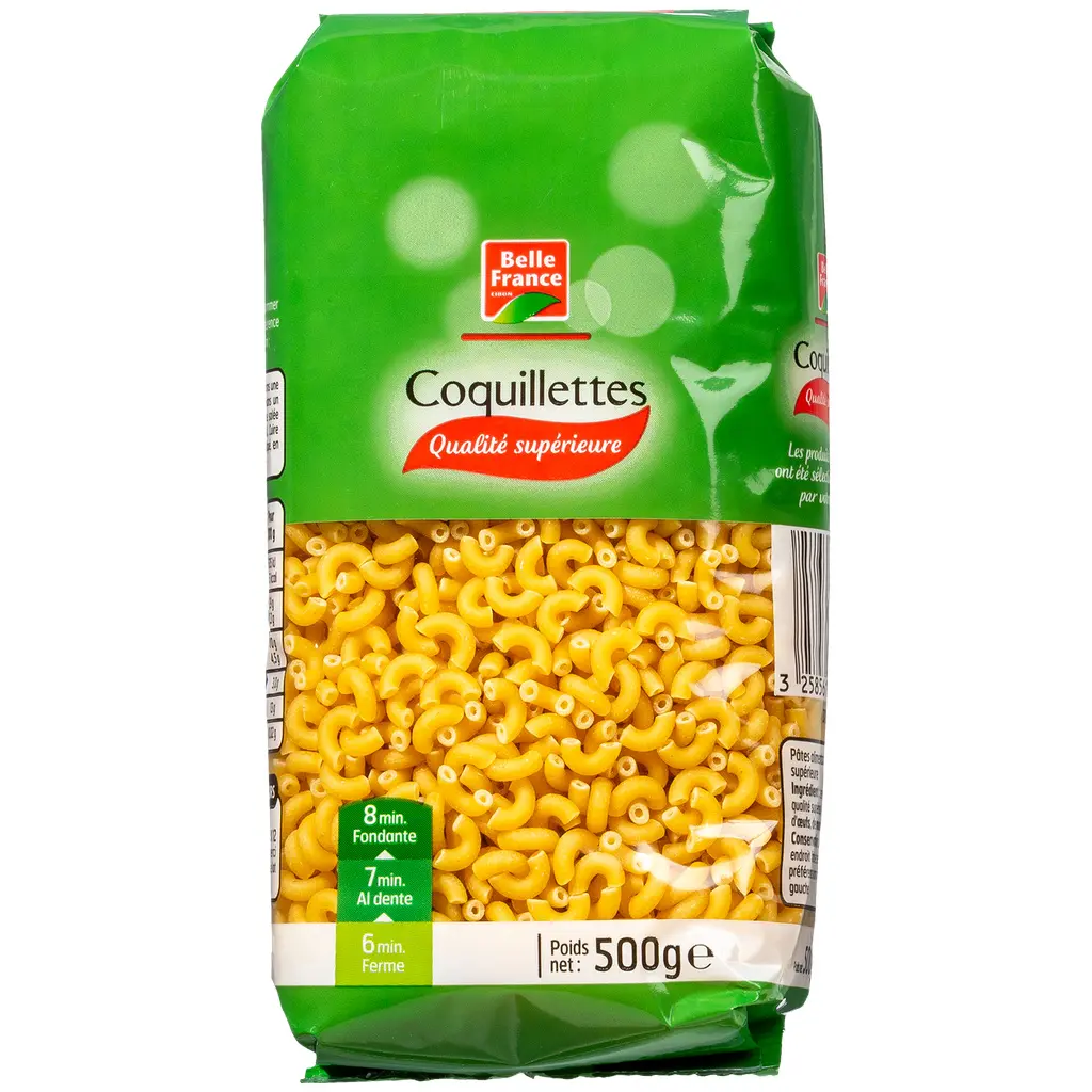 BELLE FRANCE - Pâtes Coquillettes 500 G