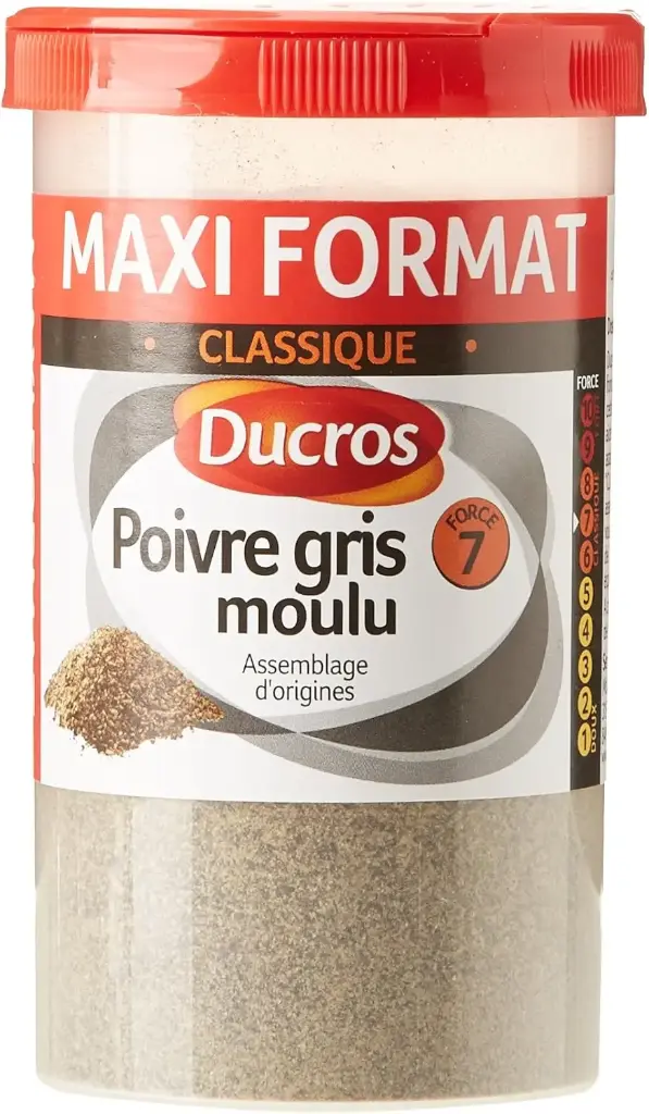 DUCROS - Poivre Gris Moulu 90 G