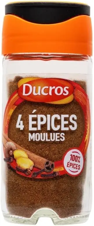 DUCROS - Quatre Épices Moulues 37G - Lot De 4 