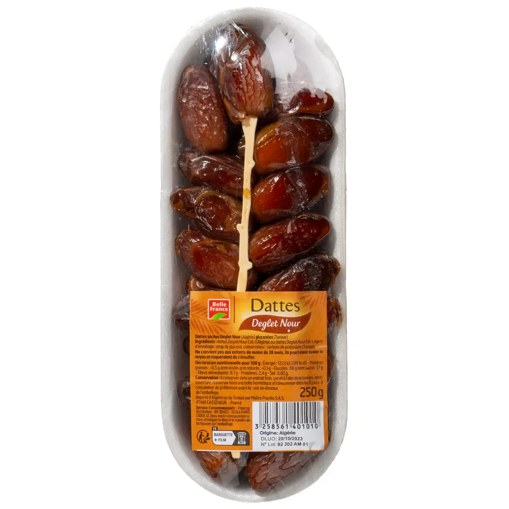BELLE FRANCE - Dattes Deglet Nour 250 G