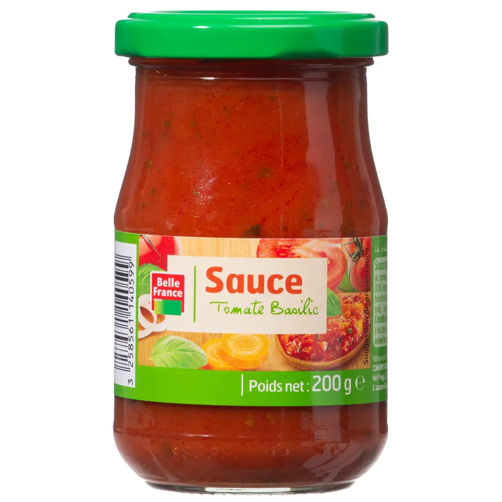 BELLE FRANCE - Sauce Tomate Basilic 200 G