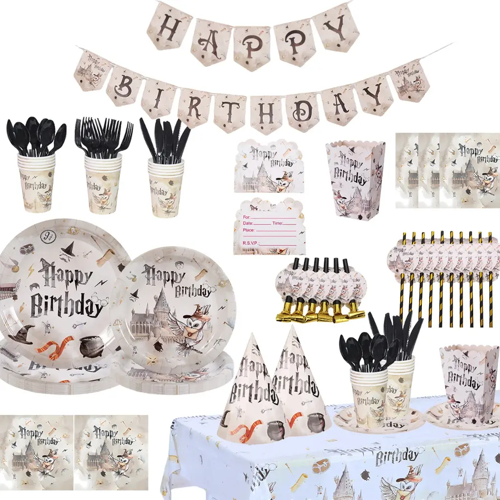 Kit Décorations Anniversaire Harry Potter 14 Pièces