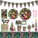 Kit Décorations Anniversaire Masha et Michka 16 Pièces