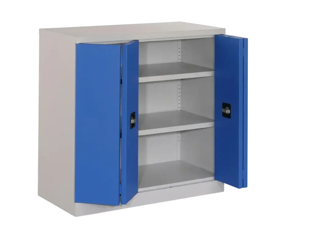 Armoire d'atelier basse à portes pliantes – 100 × 102 × 50 CM