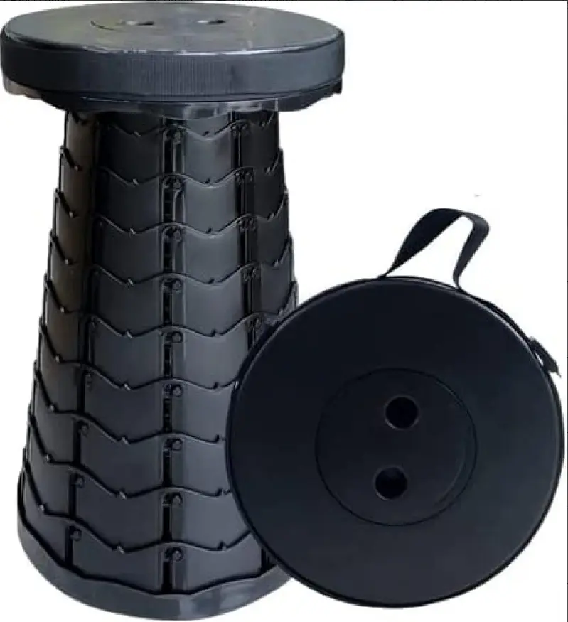 Tabouret télescopique pliable et portable