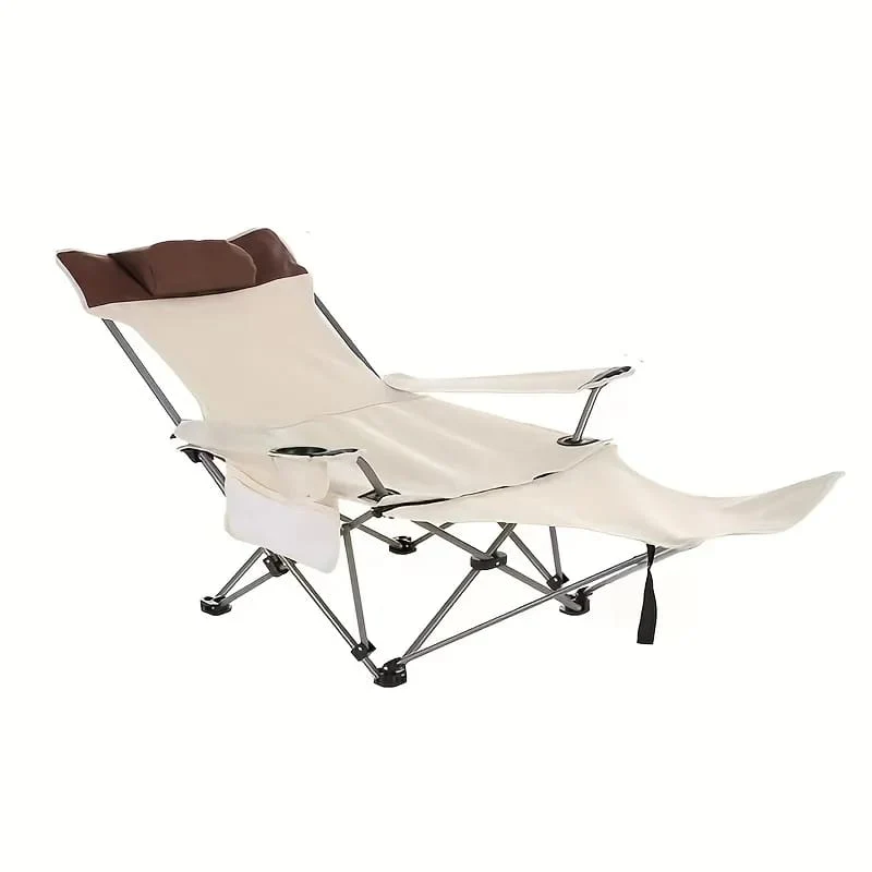 Chaise Longue Pliante d'extérieur avec Repose-pieds