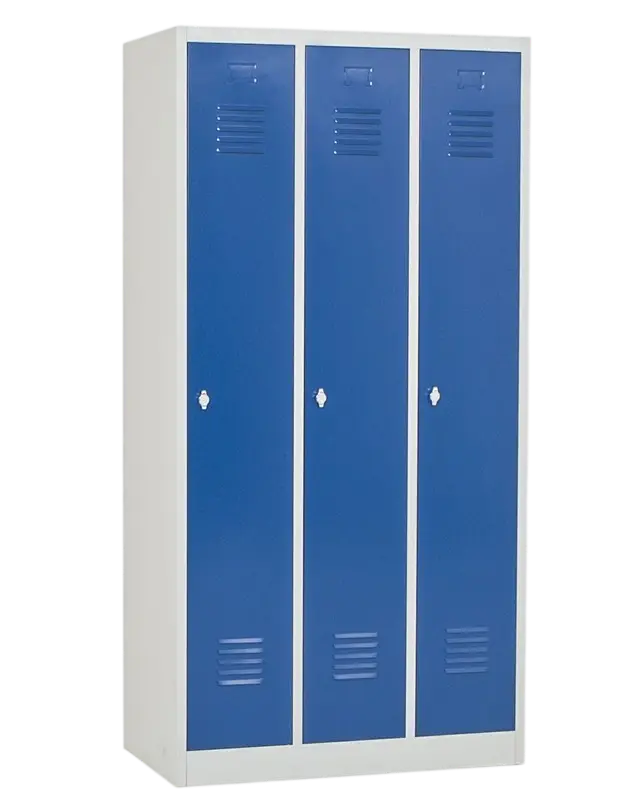Vestiaire industrie propre 3 cases monobloc