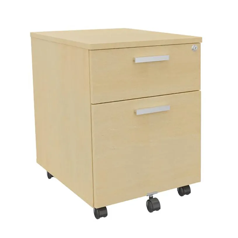 Caisson de rangement mobile – 2 tiroirs dont 1 dossier suspendu
