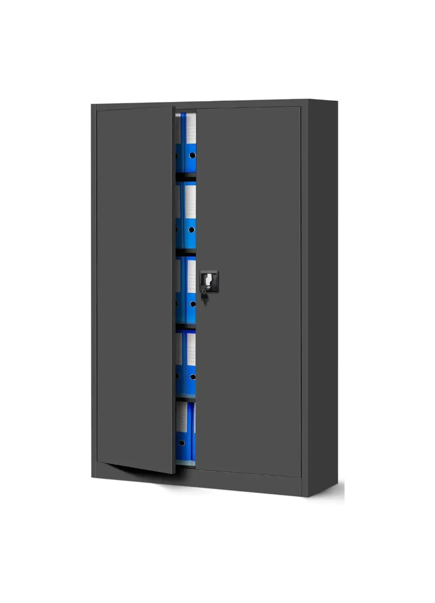 [SPH-AMMPBGA] Armoire métallique monobloc à portes battantes (Gris Anthracite)