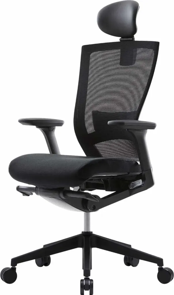 Fauteuil de bureau ergonomique MTGA5X avec têtière et accoudoirs 4D