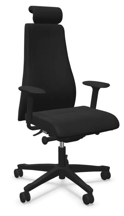 Fauteuil de bureau ergonomique Viden avec têtière et accoudoirs 3D