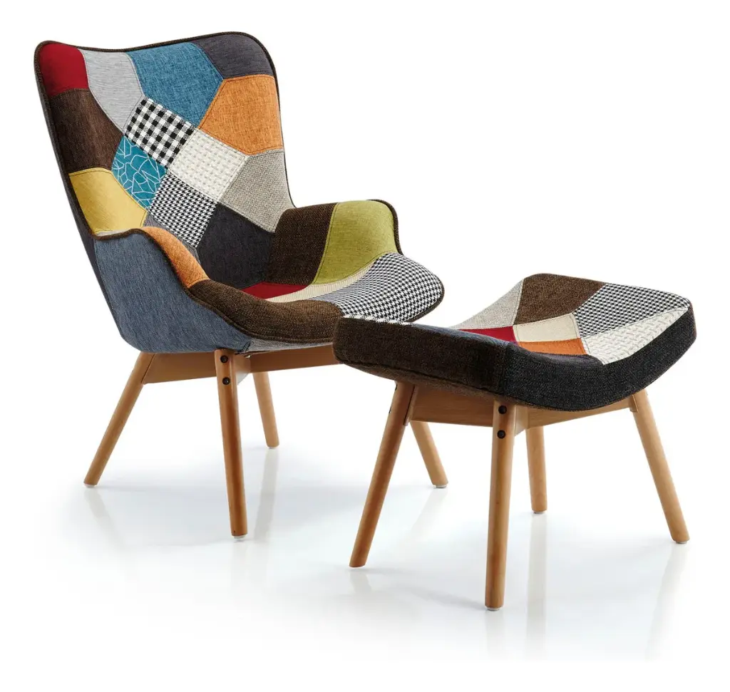 [SS-03MC] Chaise et repose pied SS03MC