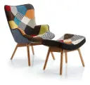 Chaise et repose pied SS03MC