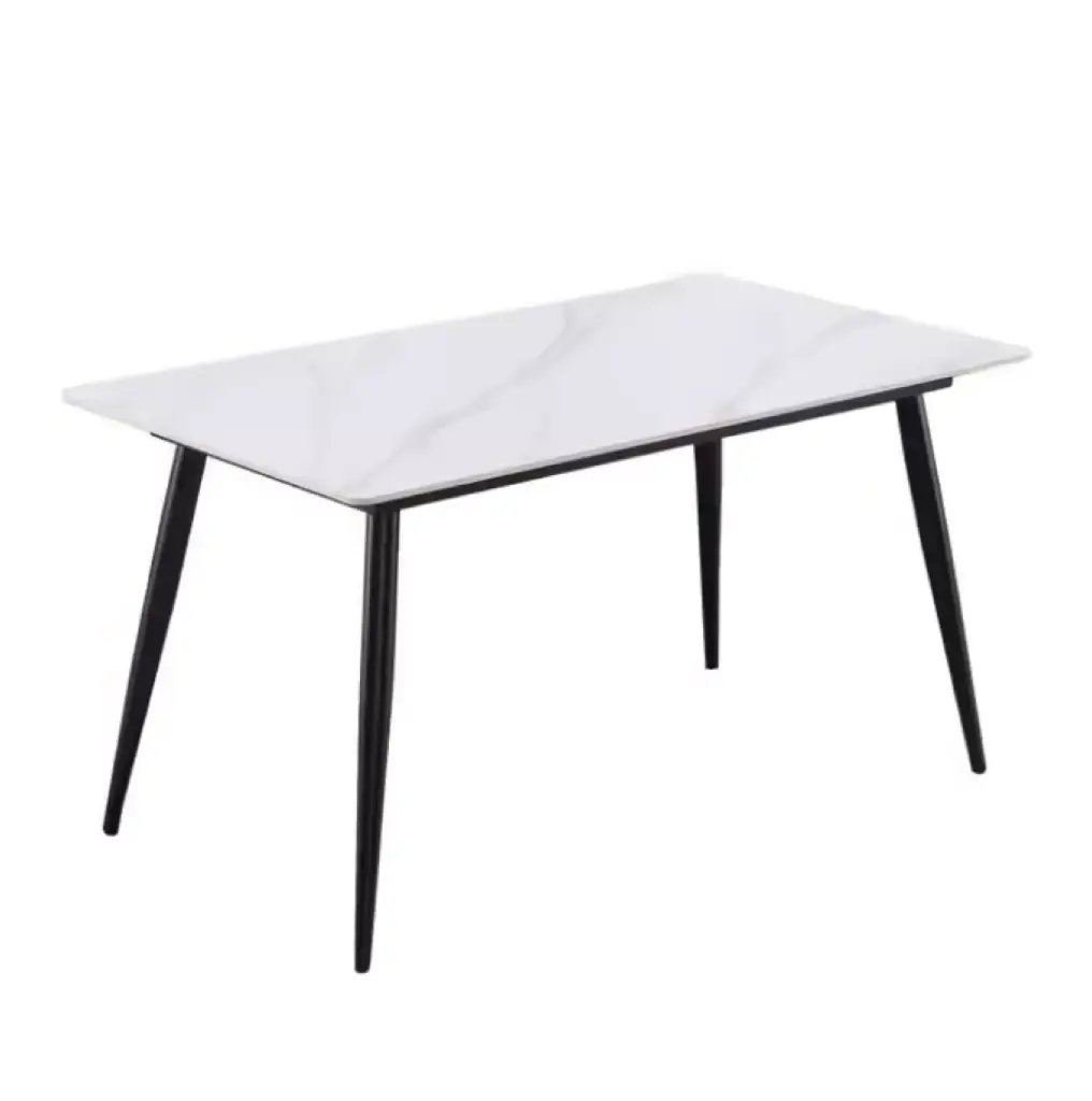 Table Marbre STS07W Noir et blanc