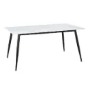 Table Marbre STS07W Noir et blanc