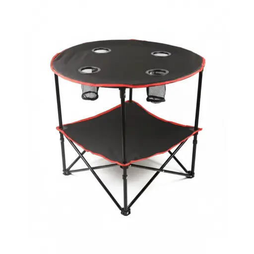 [SPH-CCN707060] Table de camping Noir 70x70x60cm