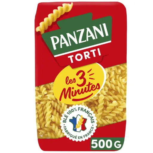 [SPH-PTCR14225] PANZANI - Pâtes Torti Cuisson Rapide 500 G