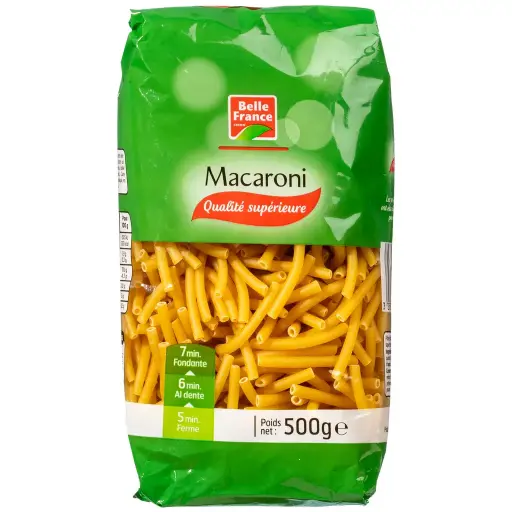 [SPH-PMQS36374] BELLE FRANCE - Pâtes Macaroni QS 500 G