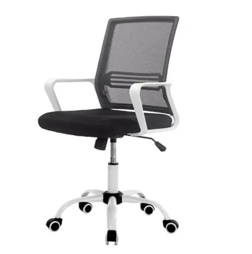 [SC-B09BW] Chaise bureau SCB09BW Noir Blanc