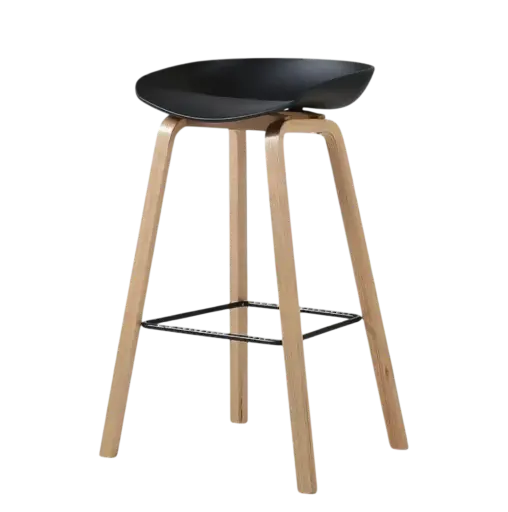 [SB-P08B] Chaise BAR SBP08B Noir